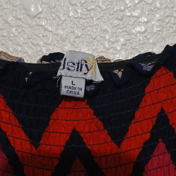 "Make Offer" Multicolor Jstfy Women's Tube Large - Picture 2 of 3